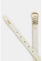 Cinturón Unifaz De Cuero Para Mujer Puntera Hexagonal Cinturón Unifaz De Cuero Para Mujer Puntera Hexagonal Blanco S VÉLEZ de Vélez