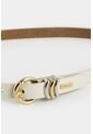 Cinturón Unifaz De Cuero Para Mujer Puntera Hexagonal Cinturón Unifaz De Cuero Para Mujer Puntera Hexagonal Blanco S VÉLEZ de Vélez