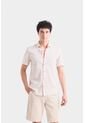 Camisa Semi Lino Caribe Para Hombre Manga Corta Camisa Semi Lino Caribe Para Hombre Manga Corta Arena M Vélez de Vélez