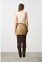 Falda Wrap Plisada Para Mujer Lumbre Falda Wrap Plisada Para Mujer Lumbre Tabaco 12 VÉLEZ de Vélez