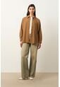 Camisa Manga Larga Oversized Para Mujer Claire Camisa Manga Larga Oversized Para Mujer Claire Miel XS VÉLEZ de Vélez