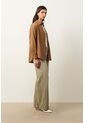 Camisa Manga Larga Oversized Para Mujer Claire Camisa Manga Larga Oversized Para Mujer Claire Miel XS VÉLEZ de Vélez