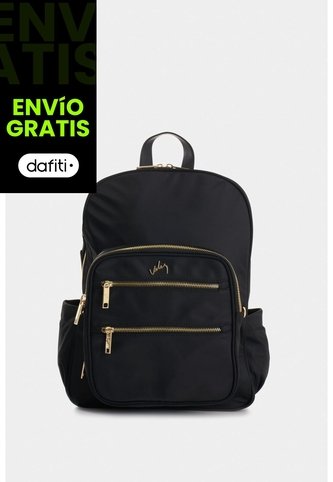 Morral Broni De Lona Para Mujer Versátil Morral Broni De Lona Para Mujer Versátil Negro VÉLEZ Vélez