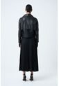 Chaqueta Lyra De Cuero Para Mujer Biker Flecos Chaqueta Lyra De Cuero Para Mujer Biker Flecos Negro XL VÉLEZ de Vélez