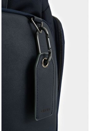 Morral Security De Lona Para Hombre Detalles En Cuero Morral Security De Lona Para Hombre Detalles En Cuero Azul Oscuro VÉLEZ