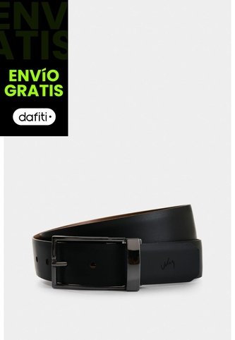 Cinturón Doble Faz Iguaque De Cuero Para Hombre Abombado Cinturón Doble Faz Iguaque De Cuero Para Hombre Abombado Negro 42 VÉLEZ Vélez