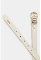 Cinturón Unifaz De Cuero Para Mujer Puntera Hexagonal Cinturón Unifaz De Cuero Para Mujer Puntera Hexagonal Blanco L VÉLEZ de Vélez