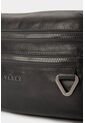 Riñonera Tivoli De Cuero Para Hombre Reata En Nylon Negro Riñonera Tivoli De Cuero Para Hombre Reata En Nylon Negro VÉLEZ de Vélez
