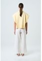 Pantalón Palazzo Caltha Para Mujer Fit Holgado Pantalón Palazzo Caltha Para Mujer Fit Holgado Crema 10 VÉLEZ de Vélez