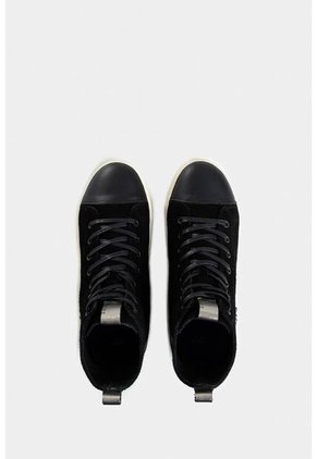 Tenis Bota En Cuero Gamuza Para Mujer Paraíso Tenis Bota En Cuero Gamuza Para Mujer Paraíso Negro 41 VÉLEZ