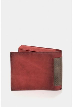 Billetera Nogal De Cuero Para Hombre 3 Cuerpos Efecto Espasolado Rojo Billetera Nogal De Cuero Para Hombre 3 Cuerpos Efecto Espasolado Rojo Vélez