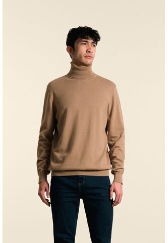 Sweater Cuello Tortuga Tejido Para Hombre Sweater Cuello Tortuga Tejido Para Hombre Arena S VÉLEZ Vélez