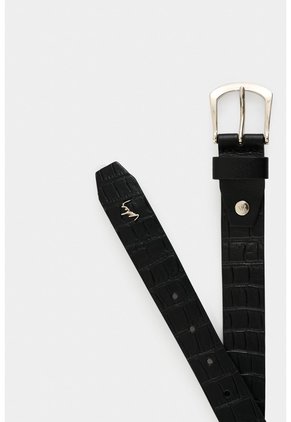 Cinturón Unifaz Pradera De Cuero Para Mujer Grabado Cinturón Unifaz Pradera De Cuero Para Mujer Grabado Negro S VÉLEZ