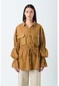 Chaqueta Fugaz Para Mujer Tipo Parka Chaqueta Fugaz Para Mujer Tipo Parka Miel L VÉLEZ de Vélez