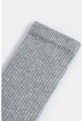 Calcetines Media Pierna Acanalado Para Hombre Diseño Deportivo Calcetines Media Pierna Acanalado Para Hombre Diseño Deportivo Gris XS VÉLEZ
