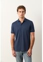 Polo Lucca Manga Corta Para Hombre Texturizada Polo Lucca Manga Corta Para Hombre Texturizada Azul Oscuro XS VÉLEZ de Vélez