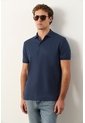 Polo Lucca Manga Corta Para Hombre Texturizada Polo Lucca Manga Corta Para Hombre Texturizada Azul Oscuro XS VÉLEZ de Vélez
