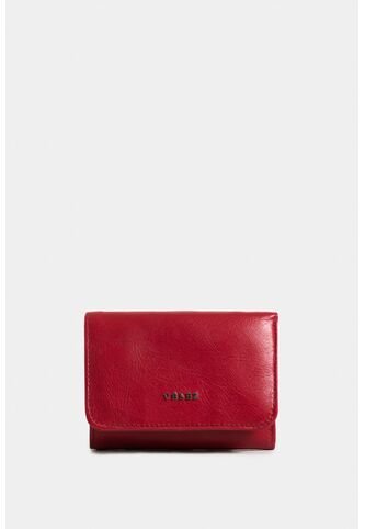 Billetera Pequeña De Cuero Para Mujer Monedero Broche Billetera Pequeña De Cuero Para Mujer Monedero Broche Rojo VÉLEZ Vélez
