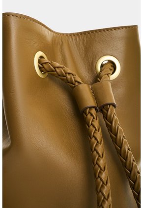 Morral En Cuero Para Mujer Lyra Morral En Cuero Para Mujer Lyra Tabaco VÉLEZ