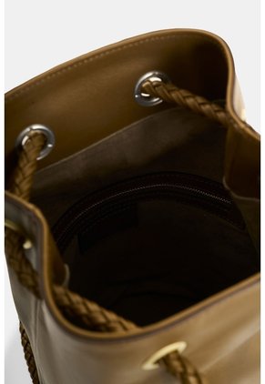 Morral En Cuero Para Mujer Lyra Morral En Cuero Para Mujer Lyra Tabaco VÉLEZ