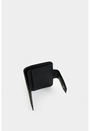Billetera De Cuero Grabado Para Mujer Hiedra Billetera De Cuero Grabado Para Mujer Hiedra Negro VÉLEZ