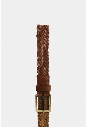 Cinturón Unifaz Trenzado De Cuero Para Hombre Atlas Cinturón Unifaz Trenzado De Cuero Para Hombre Atlas Miel 36 VÉLEZ