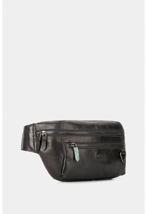 Riñonera Tivoli De Cuero Para Hombre Reata En Nylon Negro Riñonera Tivoli De Cuero Para Hombre Reata En Nylon Negro VÉLEZ