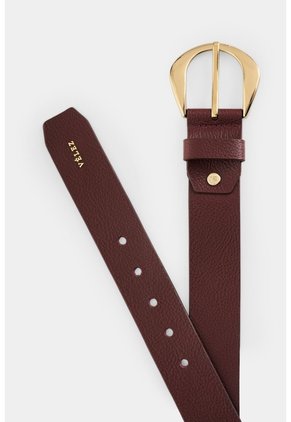 Cinturón Unifaz En Cuero Para Mujer Cayena Cinturón Unifaz En Cuero Para Mujer Cayena Vinotinto M VÉLEZ