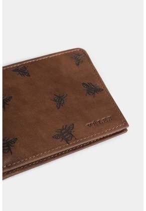 Billetera Hibiscus De Cuero Para Hombre Grabado Abeja Billetera Hibiscus De Cuero Para Hombre Grabado Abeja Miel VÉLEZ