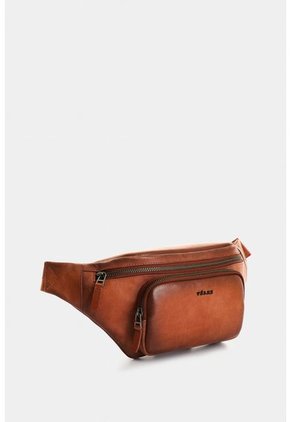 Riñonera De Cuero Para Hombre Mini Brunei Riñonera De Cuero Para Hombre Mini Brunei Terracota VÉLEZ