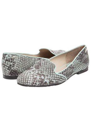 Baletas Slippers Vélez Odissi Verde Menta-Café Animal Print