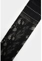 Calcetín Largo En Encaje Para Mujer Icaro Calcetín Largo En Encaje Para Mujer Icaro Negro XS VÉLEZ de Vélez