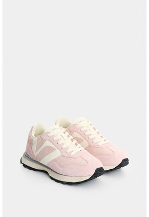 Tenis De Cuero Carnaza Para Mujer Sahara Tenis De Cuero Carnaza Para Mujer Sahara Rosado 41 VÉLEZ