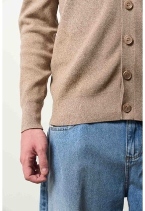 Cardigan Tejido Para Hombre Terral Cardigan Tejido Para Hombre Terral Tabaco XL VÉLEZ
