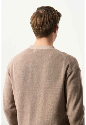 Cardigan Tejido Para Hombre Terral Cardigan Tejido Para Hombre Terral Tabaco XL VÉLEZ