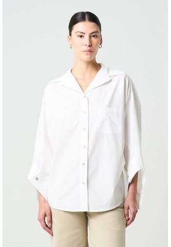 Camisa Soren Para Mujer Oversized Camisa Soren Para Mujer Oversized Blanco XL VÉLEZ Vélez