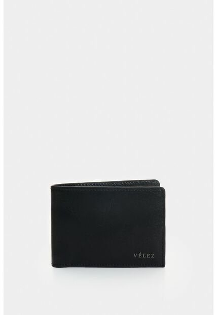 Billetera De Cuero Para Hombre Tessa Billetera De Cuero Para Hombre Tessa Negro VÉLEZ