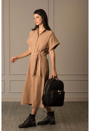 Morral Púrpura De Lona Detalles En Cuero Para Mujer Cargaderas Acolchadas Negro Morral Púrpura De Lona Detalles En Cuero Para Mujer Cargaderas Acolchadas Negro Vélez