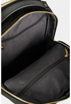 Morral Púrpura De Lona Detalles En Cuero Para Mujer Cargaderas Acolchadas Negro Morral Púrpura De Lona Detalles En Cuero Para Mujer Cargaderas Acolchadas Negro Vélez