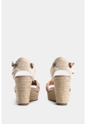Sandalias Plataforma Amatista De Fibra Natural Para Mujer Con Capellada En Yute Sandalias Plataforma Amatista De Fibra Natural Para Mujer Con Capellada En Yute Arena 40 VÉLEZ