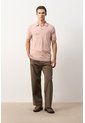 Polo Manga Corta Tejida Para Hombre Xinca Polo Manga Corta Tejida Para Hombre Xinca Natural M VÉLEZ de Vélez
