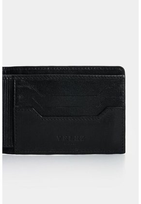 Billetera De Cuero Para Hombre Tessa Billetera De Cuero Para Hombre Tessa Negro VÉLEZ