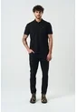 Polo Manga Corta Essential Para Hombre Textura Polo Manga Corta Essential Para Hombre Textura Negro XXL VÉLEZ de Vélez