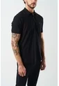 Polo Manga Corta Essential Para Hombre Textura Polo Manga Corta Essential Para Hombre Textura Negro XXL VÉLEZ de Vélez