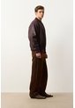 Chaqueta Bomber En Cuero Texturizado Para Hombre Calypso Chaqueta Bomber En Cuero Texturizado Para Hombre Calypso Vinotinto M VÉLEZ de Vélez