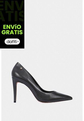 Tacones Cerrados De Cuero Liso Tacones Cerrados De Cuero Liso Negro 35 VÉLEZ Vélez