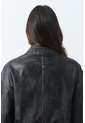 Chaqueta Bomber De Cuero Para Mujer Luzia Chaqueta Bomber De Cuero Para Mujer Luzia Negro S VÉLEZ de Vélez