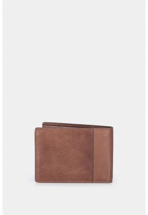 Billetera Draco De Cuero Para Hombre Mezcla De Texturas Billetera Draco De Cuero Para Hombre Mezcla De Texturas Cafe VÉLEZ