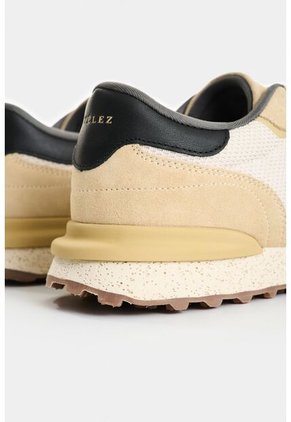 Tenis Deportivos De Cuero Y Malla Para Hombre Iron 2 Tenis Deportivos De Cuero Y Malla Para Hombre Iron 2 Crema 45 VÉLEZ