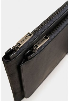 Cosmetiquera Arandano De Cuero Para Mujer Doble Bolsillo Cosmetiquera Arandano De Cuero Para Mujer Doble Bolsillo Negro Vélez